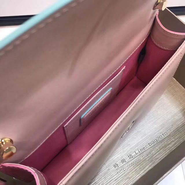 Bvlgari女包 寶格麗最新馬卡龍春夏限定色系單層蛇頭包 B39174 Bvlgari單肩斜挎包  fyd1485